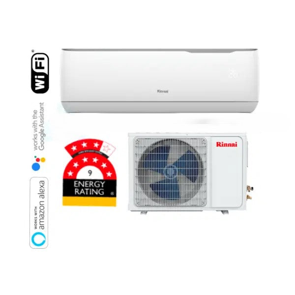 Rinnai HSNRT25B 2.5kW Reverse Cycle Split System WIFI Enabled | T Series